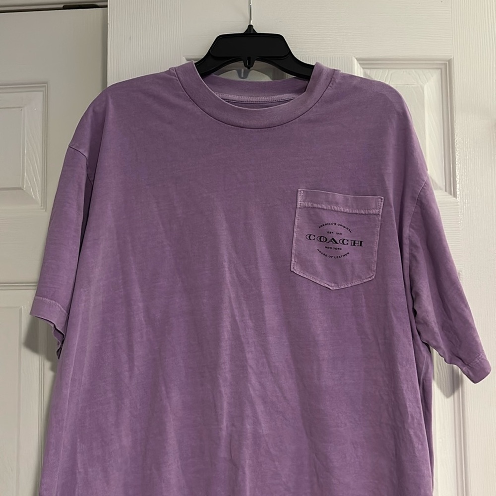 Coach distressed wash Tshirt